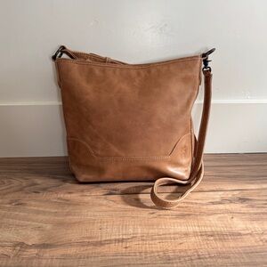 Frye Tan Leather Crossbody Purse